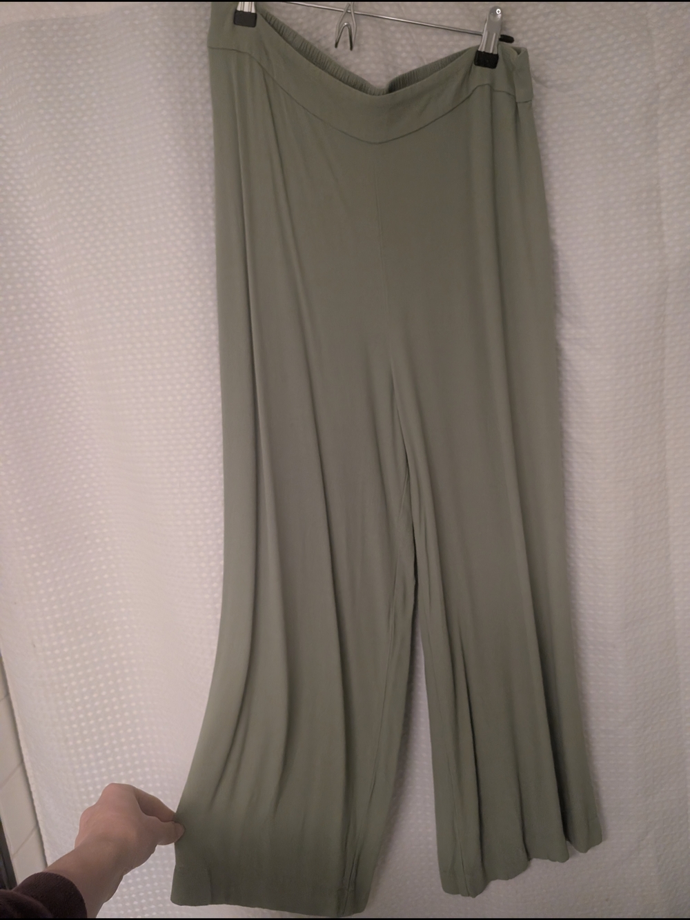 Wilfred Light Sage Wide-Leg Pants